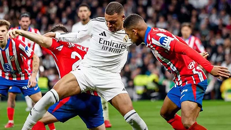 Video bóng đá Real Madrid - Atletico Madrid: Mbappe tỏa sáng, penalty cay đắng quyết định trận đấu